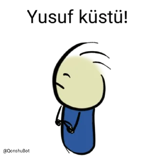 😒 emoji Yusuf @Qonshubot Telegram sticker 13 of 31