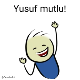😄 emoji Yusuf @Qonshubot Telegram sticker 12 of 31