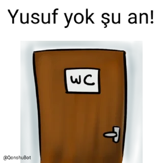 🚽 emoji Yusuf @Qonshubot Telegram sticker 22 of 31
