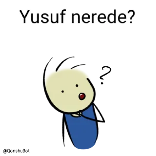 🤔 emoji Yusuf @Qonshubot Telegram sticker 5 of 31