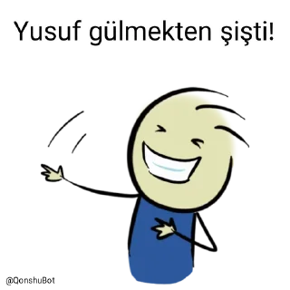 🤣 emoji Yusuf @Qonshubot Telegram sticker 23 of 31