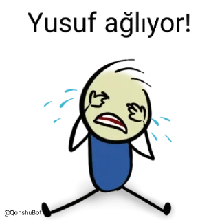 😭 emoji Yusuf @Qonshubot Telegram sticker 14 of 31
