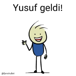 ✋️ emoji Yusuf @Qonshubot Telegram sticker 1 of 31