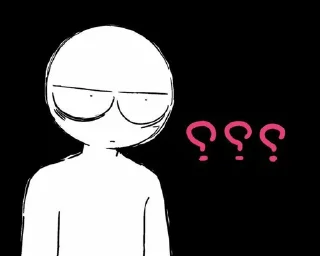 ❔ emoji idgaf by @theasahii's sticker pack (@Sung_Jin_Woo_Bot) Telegram sticker 11 of 50