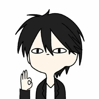 👌 emoji idgaf by @theasahii's sticker pack (@Sung_Jin_Woo_Bot) Telegram sticker 9 of 50