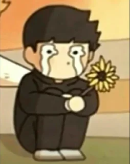 😭 emoji idgaf by @theasahii's sticker pack (@Sung_Jin_Woo_Bot) Telegram sticker 16 of 50