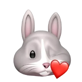 ❤ emoji ⬮   𝖻𝗎𝗇𝗇𝗒    ✿ᰮຼ݃     𝀊     @Vi3UAl Telegram sticker 8 of 20