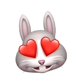 😍 emoji ⬮   𝖻𝗎𝗇𝗇𝗒    ✿ᰮຼ݃     𝀊     @Vi3UAl Telegram sticker 13 of 20