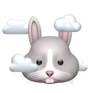 🐰 emoji ⬮   𝖻𝗎𝗇𝗇𝗒    ✿ᰮຼ݃     𝀊     @Vi3UAl Telegram sticker 5 of 20