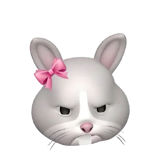 😠 emoji ⬮   𝖻𝗎𝗇𝗇𝗒    ✿ᰮຼ݃     𝀊     @Vi3UAl Telegram sticker 14 of 20