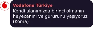 Sticker from Komafone Türkiye