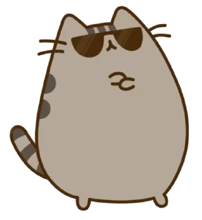 Sticker from pusheen cat