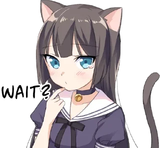Sticker from Tsundere Cat Girl Miyako