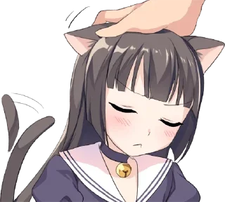 Sticker from Tsundere Cat Girl Miyako