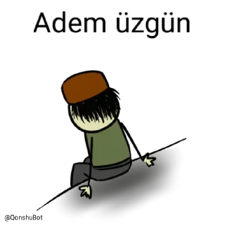 😓 emoji Adem @Qonshubot Telegram sticker 11 of 31