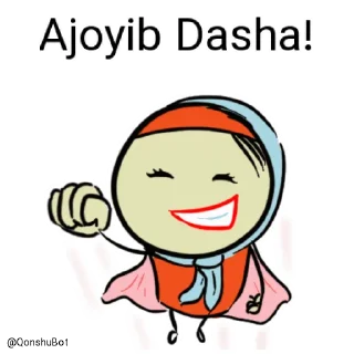 😎 emoji Dasha @Qonshubot Telegram sticker 6 of 31