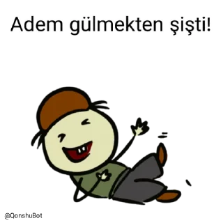 🤣 emoji Adem @Qonshubot Telegram sticker 23 of 31
