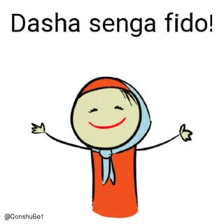 🤗 emoji Dasha @Qonshubot Telegram sticker 18 of 31