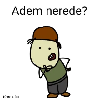 🤔 emoji Adem @Qonshubot Telegram sticker 5 of 31
