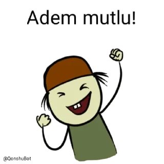 😄 emoji Adem @Qonshubot Telegram sticker 12 of 31