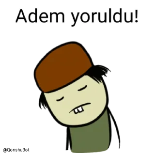 😣 emoji Adem @Qonshubot Telegram sticker 9 of 31
