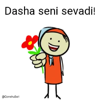 ❤️ emoji Dasha @Qonshubot Telegram sticker 8 of 31
