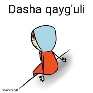 😓 emoji Dasha @Qonshubot Telegram sticker 11 of 31