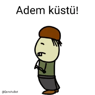 😒 emoji Adem @Qonshubot Telegram sticker 13 of 31