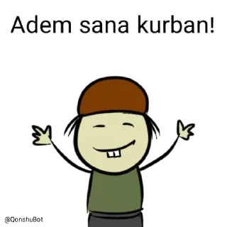 🤗 emoji Adem @Qonshubot Telegram sticker 18 of 31