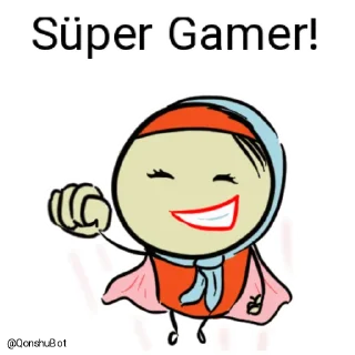 😎 emoji Gamer @Qonshubot Telegram sticker 6 of 29