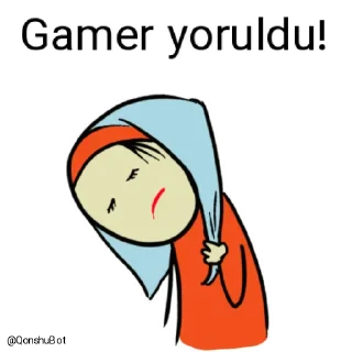 😣 emoji Gamer @Qonshubot Telegram sticker 9 of 29