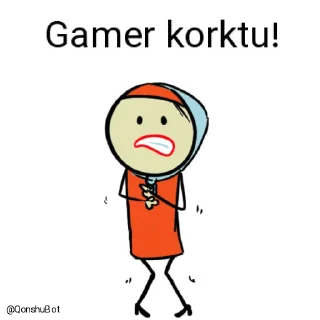 😰 emoji Gamer @Qonshubot Telegram sticker 15 of 29