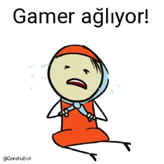 😭 emoji Gamer @Qonshubot Telegram sticker 14 of 29