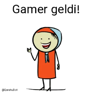✋️ emoji Gamer @Qonshubot Telegram sticker 1 of 29