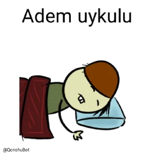 😴 emoji Adem @Qonshubot Telegram sticker 17 of 31