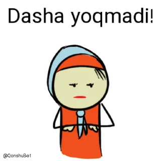 👎 emoji Dasha @Qonshubot Telegram sticker 21 of 31