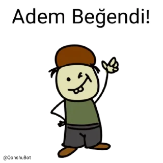 👍 emoji Adem @Qonshubot Telegram sticker 20 of 31