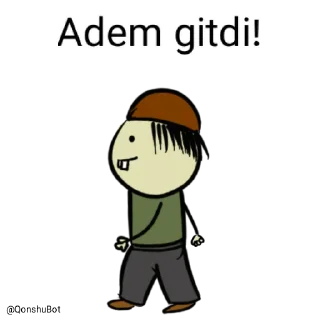 Sticker from Adem @Qonshubot