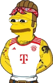 😞 emoji Bayern München 2023/24 by 🔴[ @PepeAlireza ]⚪️ Telegram sticker 2 of 85