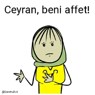 😕 emoji Ceyran ve Karam @Qonshubot Telegram sticker 15 of 31