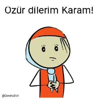😕 emoji Ceyran ve Karam @Qonshubot Telegram sticker 14 of 31