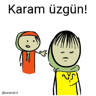 😓 emoji Ceyran ve Karam @Qonshubot Telegram sticker 10 of 31