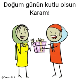 🎂 emoji Ceyran ve Karam @Qonshubot Telegram sticker 22 of 31
