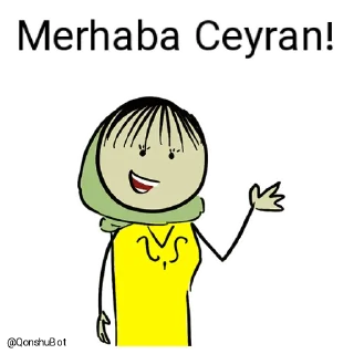 Sticker from Ceyran ve Karam @Qonshubot