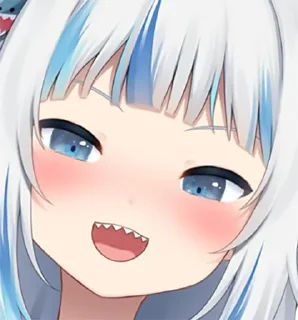 😄 emoji Gawr Gura Telegram sticker 19 of 43