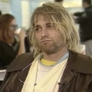Sticker from kurt cobain [ @forgttonrealm ]
