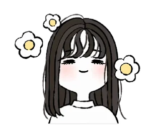 🥰 emoji ﹛ 𝗌𝗎𝗇 𝗀𝗂𝗋𝗅' 𝗌 ﹜       ❁,       @Vi3UAl Telegram sticker 7 of 24