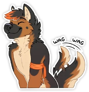 🐶 emoji love me 💜 — @stckrRobot Telegram sticker 22 of 120