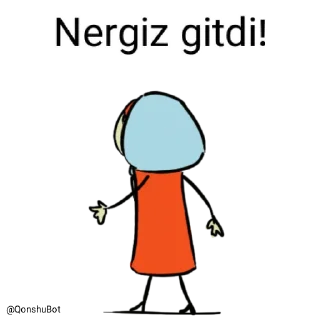 Sticker from Nergiz @Qonshubot