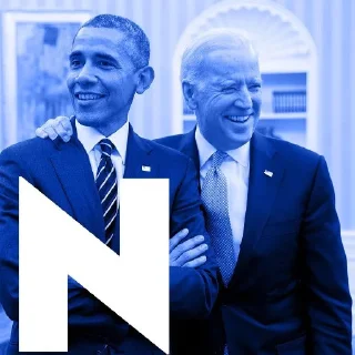 Sticker from BideN-word